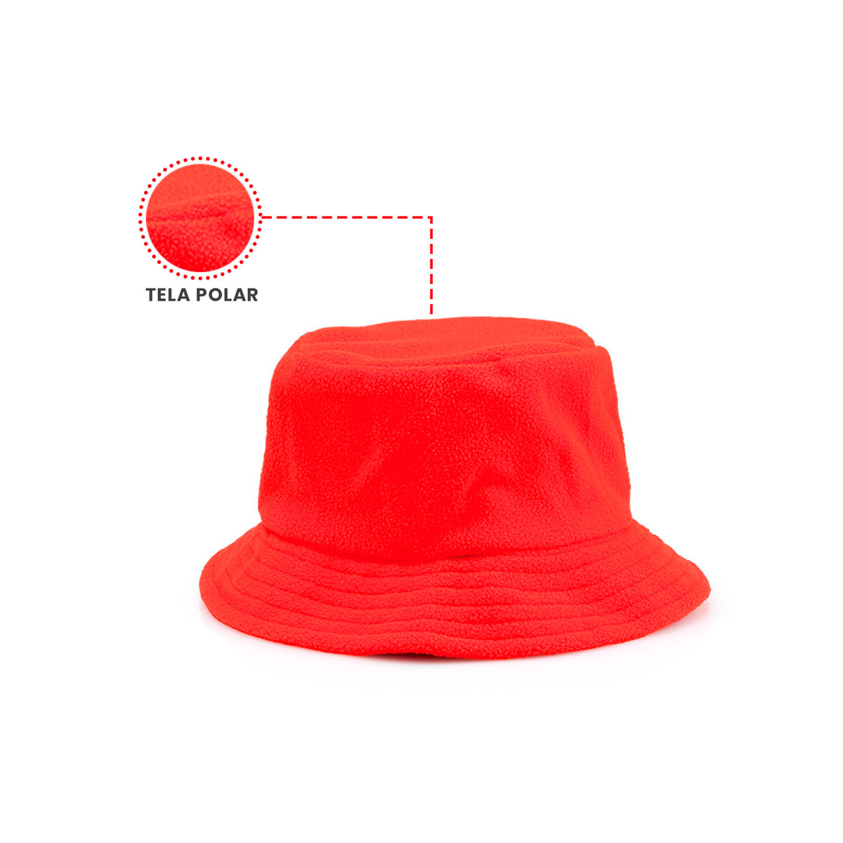 Gorra-bucket-polar-rojo