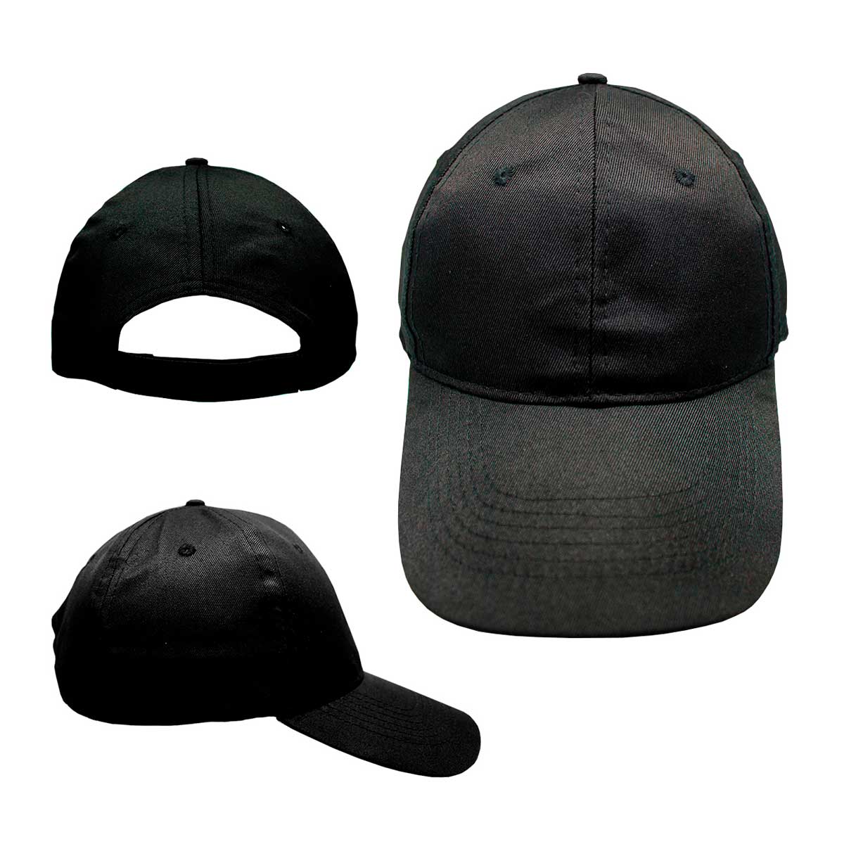 Gorra-poliester-honest-grimm-6-paneles-negro