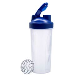 TOMATODO MEZCLADOR AZUL TRANSPARENTE (Plastic shaker box)