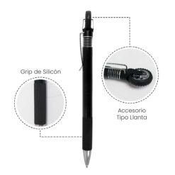 BOLÍGRAFO TIPO LLANTA COLOR NEGRO