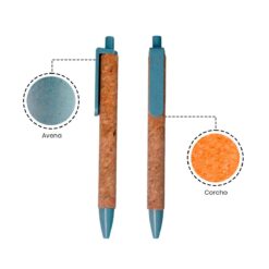 BOLÍGRAFO CORCHO Y AVENA