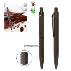 BOLÍGRAFO FIBRA DE CAFÉ