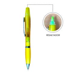 BOLÍGRAFO RESALTADOR AMARILLO
