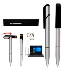BOLÍGRAFO ALZAR PEN DRIVE USB 16G METÁLICO