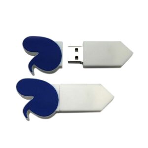 PEN DRIVE 8G ESTÓMAGO BLANCO AZUL