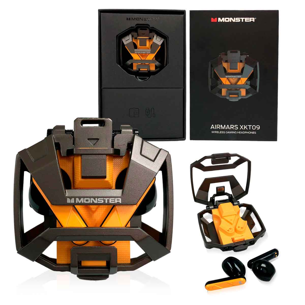 audifonos-inalambricos-transformer-monster-amarillo